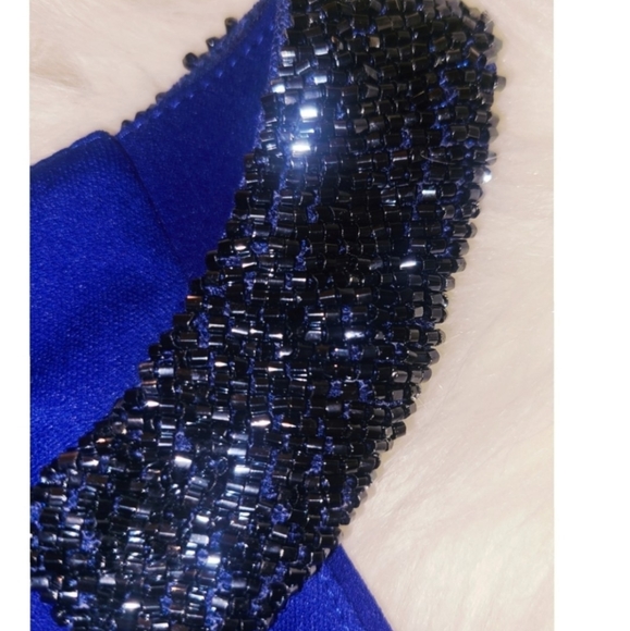 LAUREN Ralph Lauren Deep Blue Cocktail Dress - Picture 6 of 8